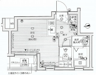 練馬区貫井2丁目楽器可（ピアノ・弦管打楽器）マンション 間取り