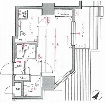 目黒区下目黒3丁目楽器可（ピアノ・弦管打楽器）マンション 間取り