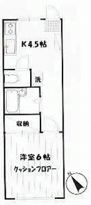 練馬区旭丘1丁目楽器可（ピアノ・弦管楽器）女性限定マンション 間取り