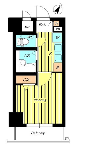 ﾒｲﾝｽﾃｰｼﾞ銀座 間取り図