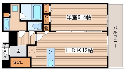 大阪府大阪市西区江戸堀１丁目 間取り