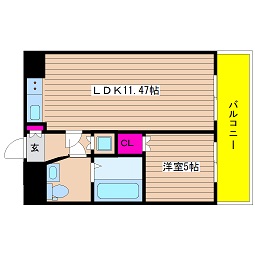 大阪府大阪市西区江戸堀１丁目 間取り