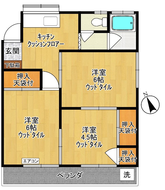 ハイムマツバ 間取り図