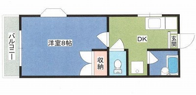 練馬区小竹町2丁目楽器可（ピアノ・弦楽器・声楽）アパート 間取り
