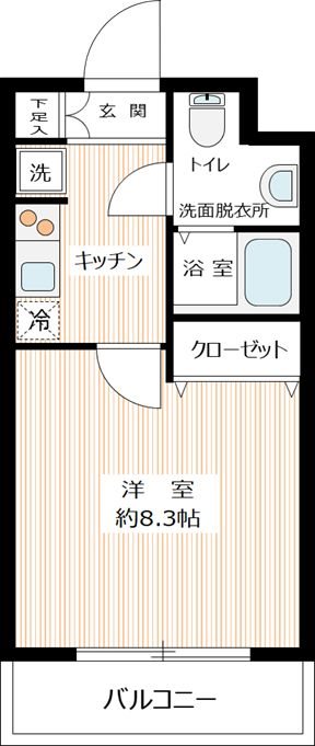 ファーストコート赤羽 0405号室 間取り
