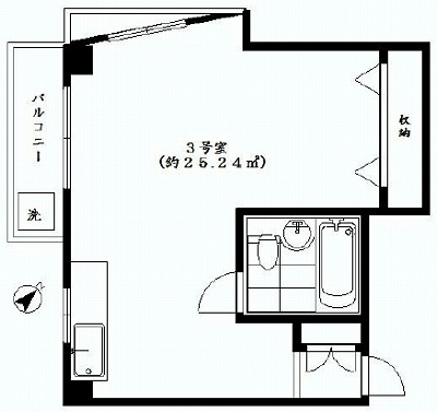 新宿区中落合３丁目楽器可（弦楽器）マンション 間取り