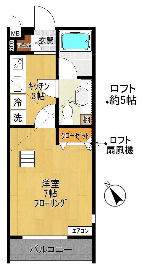 プレミール枡形 間取り図