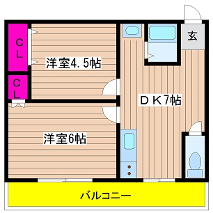 大阪府大阪市西区新町１丁目 間取り