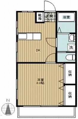 板橋区小茂根5丁目楽器可(ピアノ・弦楽器・声楽)マンション 間取り