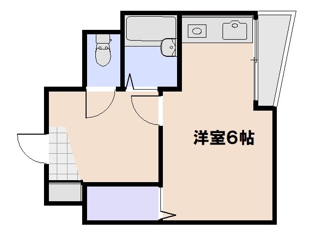 中央二反田ビル 302号室 間取り