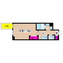 グランＫ靭公園 間取り
