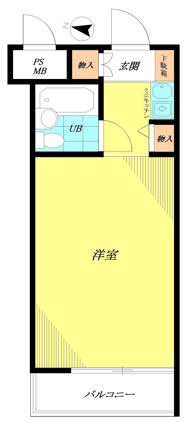 ライオンズマンション鶴見第3 101号室 間取り