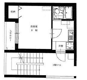 杉並区堀之内2丁目(防音・24時間演奏・グランドピアノ・弦・管打楽器・声楽)マンション 間取り