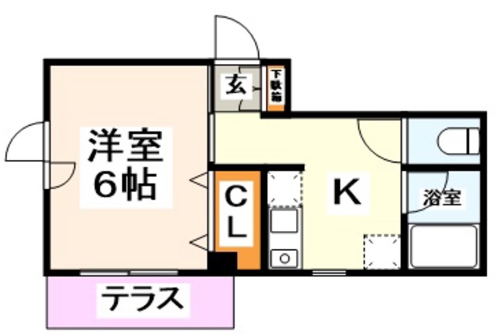 ボルベール宮西 間取り