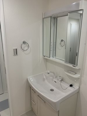 世田谷区赤堤1丁目楽器可(防音・グランドピアノ・弦・管楽器・声楽)マンション 洗面所
