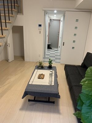 世田谷区赤堤1丁目楽器可(防音・グランドピアノ・弦・管楽器・声楽)マンション リビング