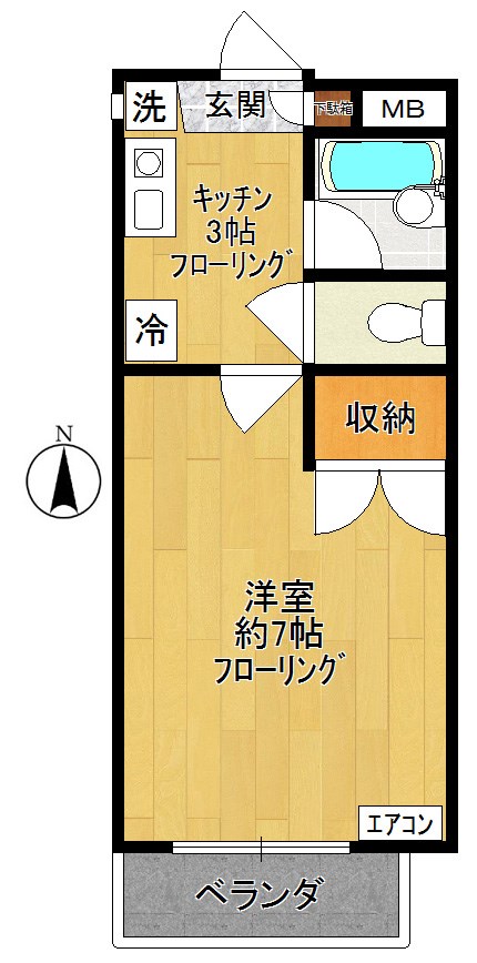 コンフォート　サイチ 301号室 間取り