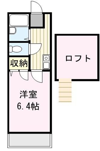 MONA-E 203号室 間取り