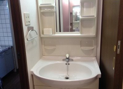 渋谷区笹塚2丁目楽器可(グランドピアノ・弦・管楽器・声楽)マンション 洗面所