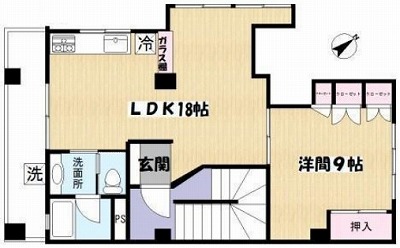 北区中里２丁目楽器可（ピアノ・弦管打楽器・声楽）マンション 間取り