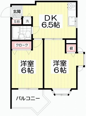 杉並区和泉2丁目楽器可（ピアノ・弦管楽器）マンション 間取り
