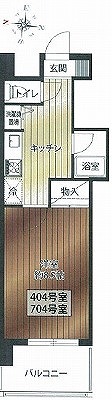 大田区池上6丁目楽器可（ピアノ・弦管打楽器・声楽）マンション 間取り