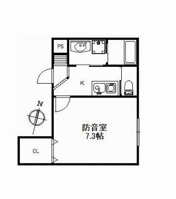 板橋区赤塚新町3丁目楽器可(防音・グランドピアノ・弦・管楽器・声楽)マンション 間取り