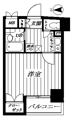 エスコート大森 間取り図