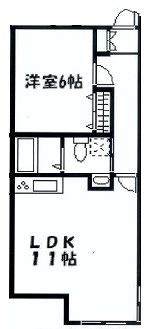 目黒区中町2丁目楽器可（ピアノ・弦管打楽器・声楽）デザイナーズマンション 間取り