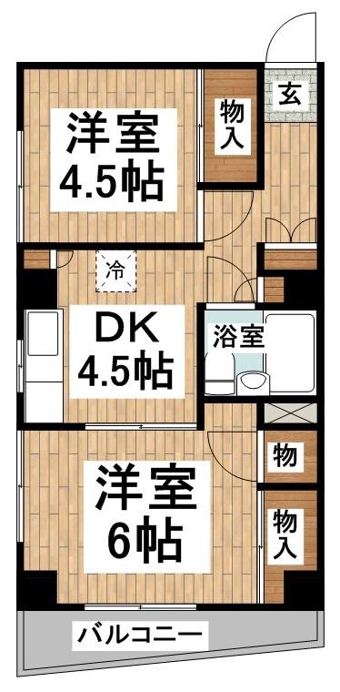 サンハイツ宗仲 間取り