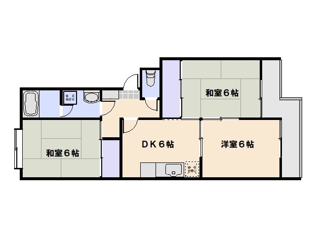 コーポ仁井田ビル 304号室 間取り