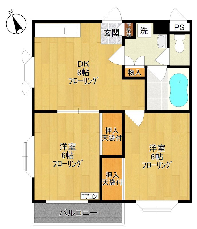 ジョイフルMT 間取り図