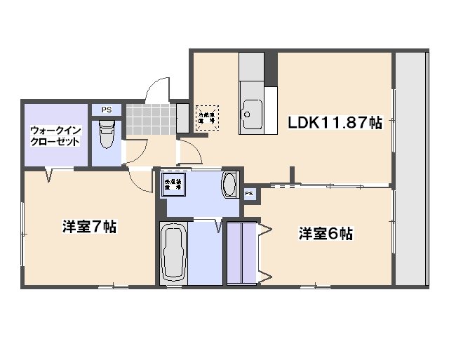 アンベリール　Ａ棟 間取り