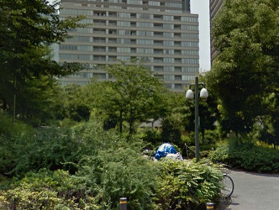 港区赤坂7丁目楽器可（ピアノ・弦管打楽器・声楽）メゾネットマンション ベランダ