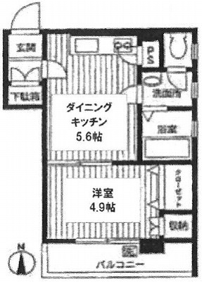豊島区池袋3丁目楽器可（ピアノ・弦楽器）分譲マンション 間取り
