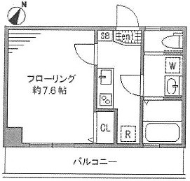 豊島区東池袋2丁目楽器可（防音・ピアノ・弦/管楽器）マンション 間取り