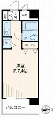 練馬区桜台１丁目楽器可（ピアノ・弦管打楽器・声楽）マンション 間取り