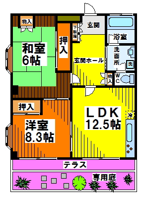 レイ・スギナミ 間取り