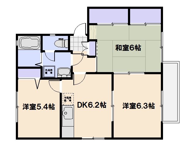 メゾン佐方 間取り図