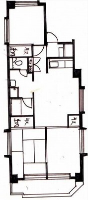 板橋区小茂根4丁目楽器可（ピアノ・弦管楽器・声楽）マンション 間取り