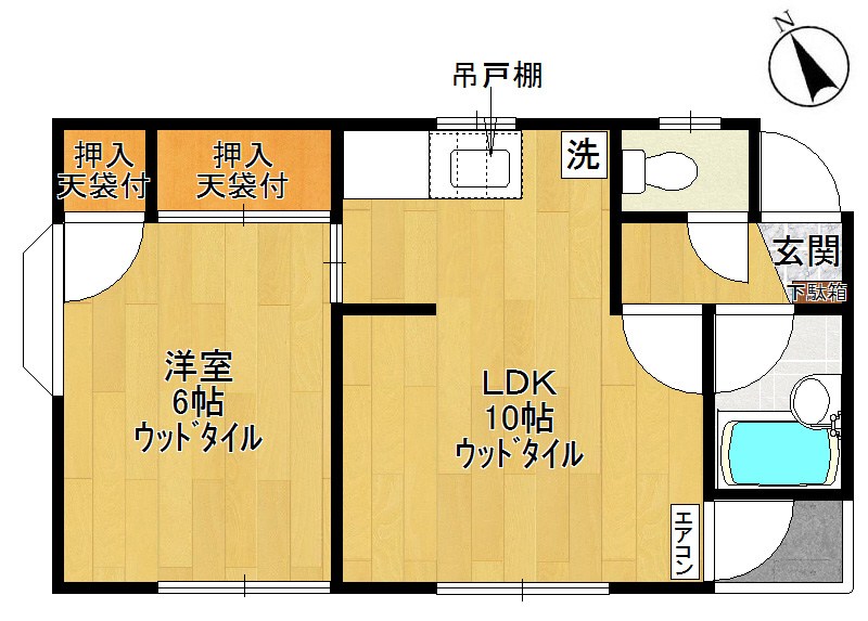 サンパールⅡ 間取り図