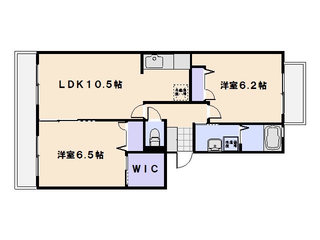 フレヴェール 間取り図