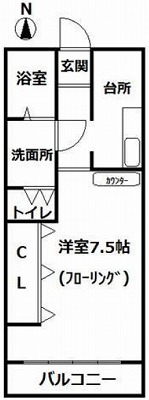 板橋区小茂根5丁目楽器可（アップライトピアノ・弦管楽器）マンション 間取り