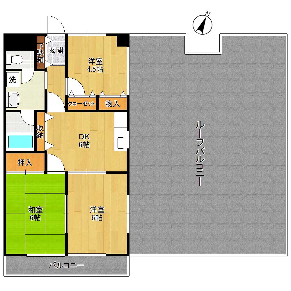 元屋敷壱番館 間取り図