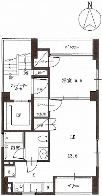 中野区弥生町１丁目楽器可（ピアノ・弦声楽）マンション 間取り