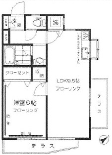 世田谷区経堂5丁目楽器可（防音・24時間演奏可能・ピアノ・管打楽器・声楽）マンション 間取り
