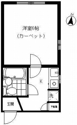 豊島区南大塚2丁目楽器可(防音・ピアノ・弦・管楽器・声楽)マンション 間取り