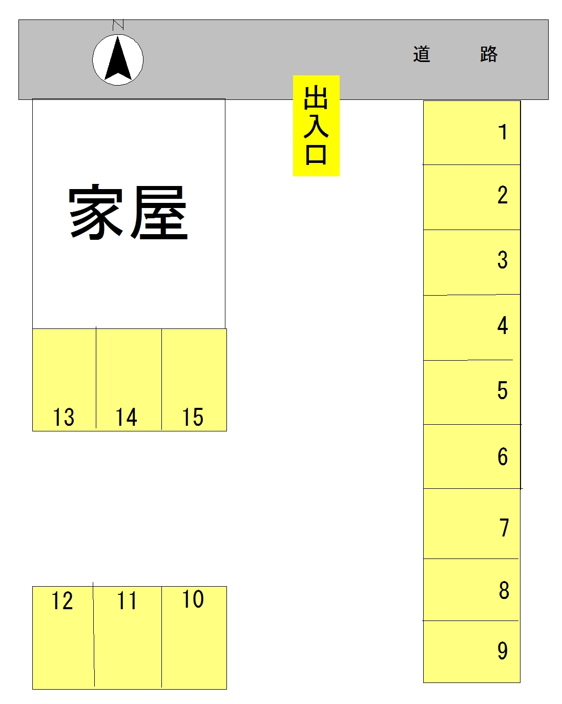 鳴神Ｍ駐車場 間取り