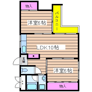 グランドール江戸堀 間取り
