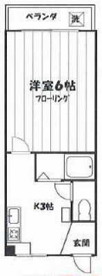 練馬区桜台１丁目楽器可（グランドピアノ・声楽）マンション 間取り
